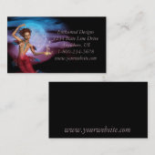 魔法の人魚の月の名刺 名刺 (正面/裏面)