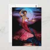 魔法の人魚の月 ポストカード (正面/裏面)