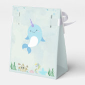 魔法の人魚の水の色の誕生日お気に入りボックス フェイバーボックス (裏面サイド)