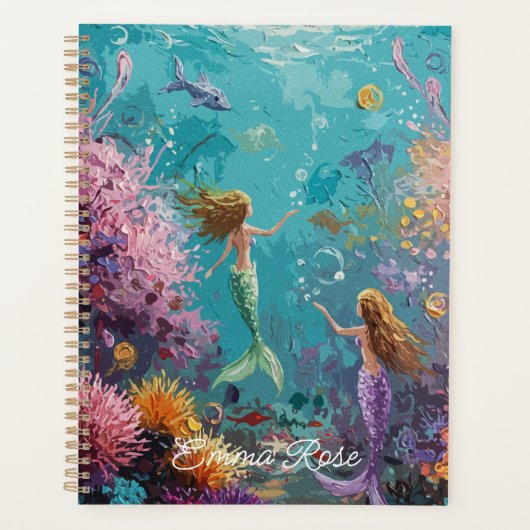 魔法の人魚の水中シーン プランナー手帳 (正面)