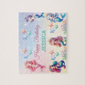 魔法の人魚の誕生日が海下 ジグソーパズル (縦)