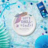 魔法の人魚の誕生日パーティーをシェルで再現しよう ペーパープレート (パーティー)