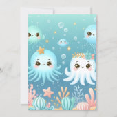 魔法の人魚の誕生日パーティー 招待状 (裏面)