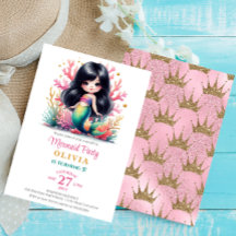 魔法の人魚の誕生日パーティー