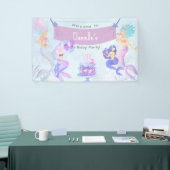 魔法の人魚の誕生日パーティー 横断幕 (トレードショー)