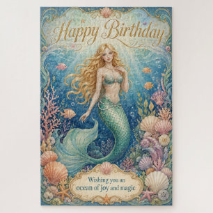 魔法の人魚の誕生日~波の下の世界 ジグソーパズル