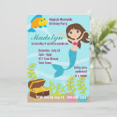 魔法の人魚プールパーティー 招待状 (スタンド正面)