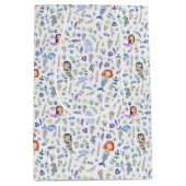 魔法の人魚モダンの水色 ミディアムペーパーバッグ (正面)