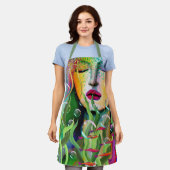 魔法の人魚 エプロン (着用した状態)