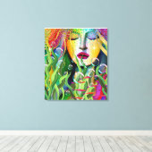 魔法の人魚 キャンバスプリント (インサイチュ (ウッドフロア))