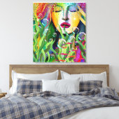 魔法の人魚 キャンバスプリント (インサイチュ (寝室))