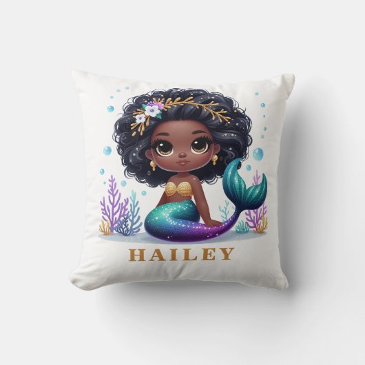 魔法の人魚 クッション (正面)