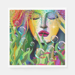 魔法の人魚 スタンダードランチョンナプキン