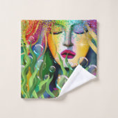 魔法の人魚 バスタオルセット (ウォッシュタオル)