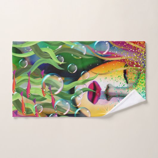 魔法の人魚 バスタオルセット (ハンドタオル)