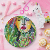 魔法の人魚 ペーパープレート (パーティー)