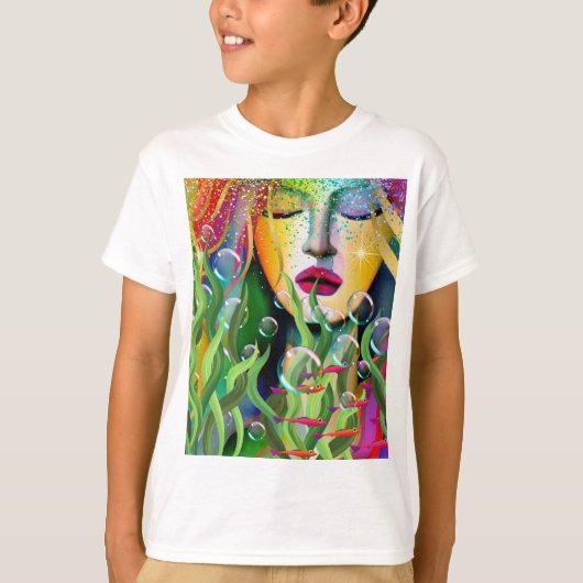 魔法の人魚 Tシャツ (正面)