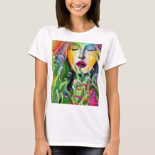 魔法の人魚 Tシャツ (正面)