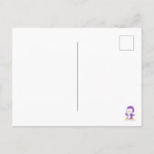 魔法の休日のヴィンテージ ポストカード (裏面)