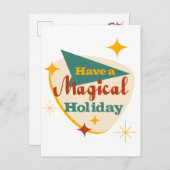 魔法の休日を過ごす ポストカード (正面/裏面)