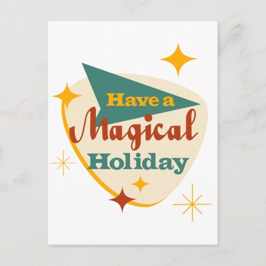 魔法の休日を過ごす ポストカード (正面)