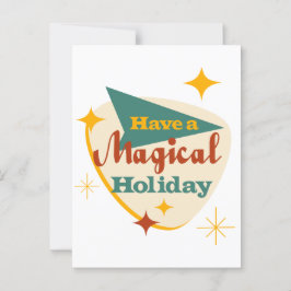 魔法の休日を過ごす ポストカード