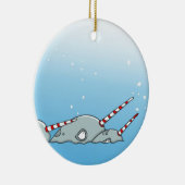魔法の休日Narwals セラミックオーナメント (右)