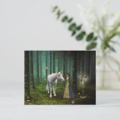 魔法の会議 – Unicornファンタジーアート ポストカード (スタンド正面)