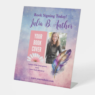 魔法の作家ブックの署名またはブックの起動 台座サイン