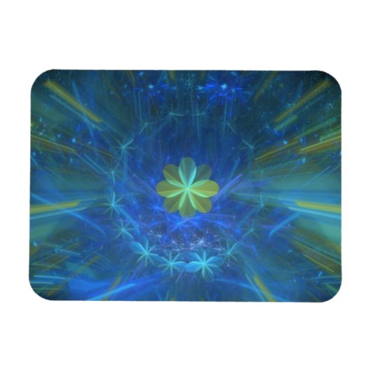 魔法の八葉クローバー マグネット (横)