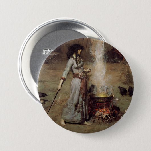 魔法の円 缶バッジ (正面&裏面)