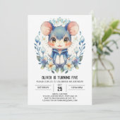 魔法の冒険ねずみ誕生日 招待状 (スタンド正面)