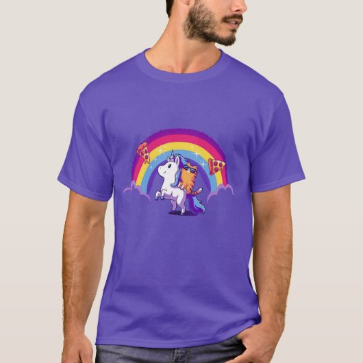 魔法の冒険ユニコーン Tシャツ (正面)