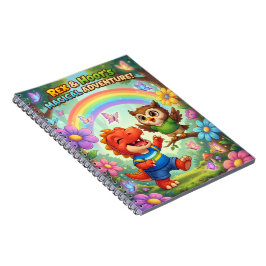 魔法の冒険 ワンダーランド レインボー キッズ スパイラル ノートブック