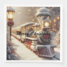 魔法の冬のワンダーランドのクリスマストレイン