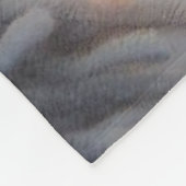 魔法の冬のワンダーランドのクリスマストレイン フリースブランケット (角)