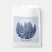 魔法の冬の森 – クリスマスパーティー フェイバーバッグ (正面)