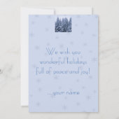 魔法の冬の森 - クリスマス (裏面)