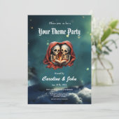 魔法の冬の瞬間、2つのスケルトン 招待状 (スタンド正面)