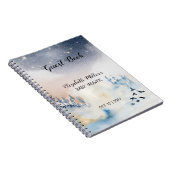 魔法の冬の風景ベビーシャワーゲストブック ノートブック (右側)