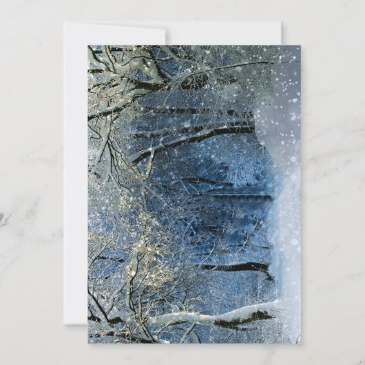 魔法の冬ワンダーランドクリスマスパーティー 招待状 (裏面)