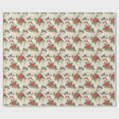 魔法の冬ワンダーランド雪だるまクリスマス ラッピングペーパー (フラット)