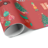 魔法の冬：クリスマスラッピング紙 ラッピングペーパー (ロールコーナー)