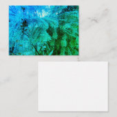 魔法の凍った松の木の枝が冬の森に ノートカード (正面/裏面)