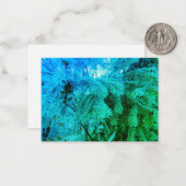 魔法の凍った松の木の枝が冬の森に ノートカード (正面/裏面インサイチュ)