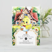 魔法の別荘の鶏の誕生日 招待状 (スタンド正面)