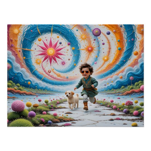 魔法の刺繍ワンダーランド ポスター (正面)