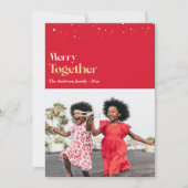 魔法の力を合わメリーせたクリスマス  カード (正面)