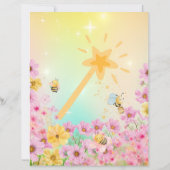 魔法の勇敢な妖精の形見子供へ手紙 (裏面)