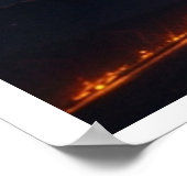 魔法の北の光の風景 ポスター (角)